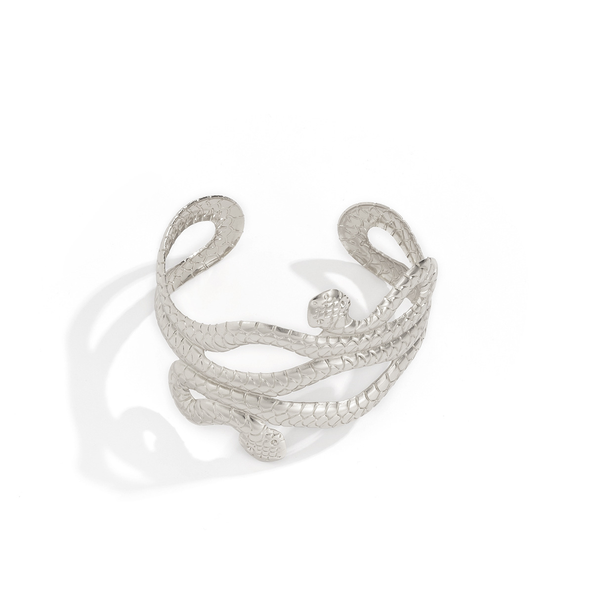 Punk Exaggerated Metal Snake Shape Bracelet