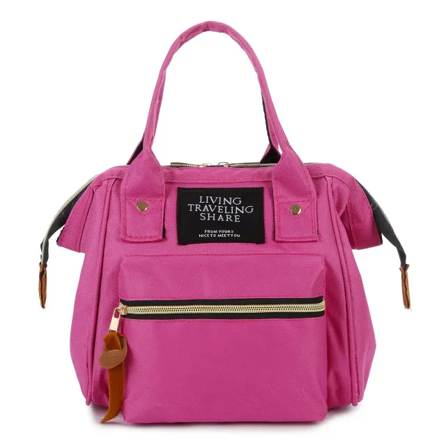 Cute Shouder Bags Women Oxford Backpack Zipper Mini Handbag Baby Mom Bag Rose - Shop at LoveMi