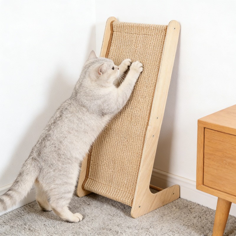Dual Use Sisal Cat Scratcher Large L Shape Scratch Pad For Cats — image 5
