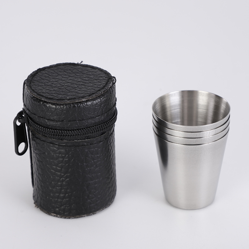 Special Wine Glass For Portable Stainless Steel Hip Flask