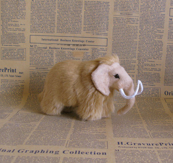 Simulation Elephant Doll Mammoth Animal Model