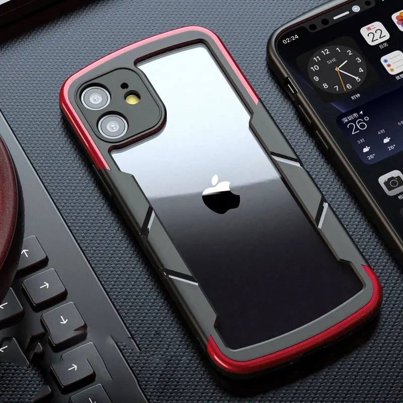 Anti-drop All-inclusive Lens Silicone Transparent Phone Case