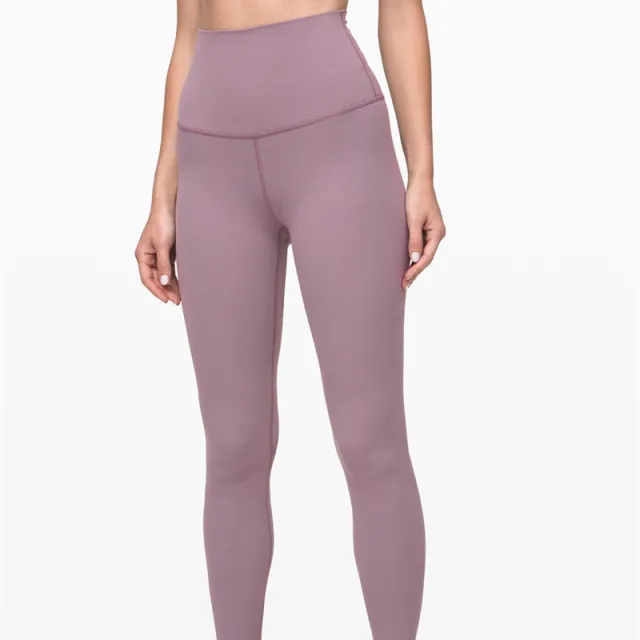 Female Fashion High Waist Buttocks Running Leggings Lotus Pink - Shop at LoveMi