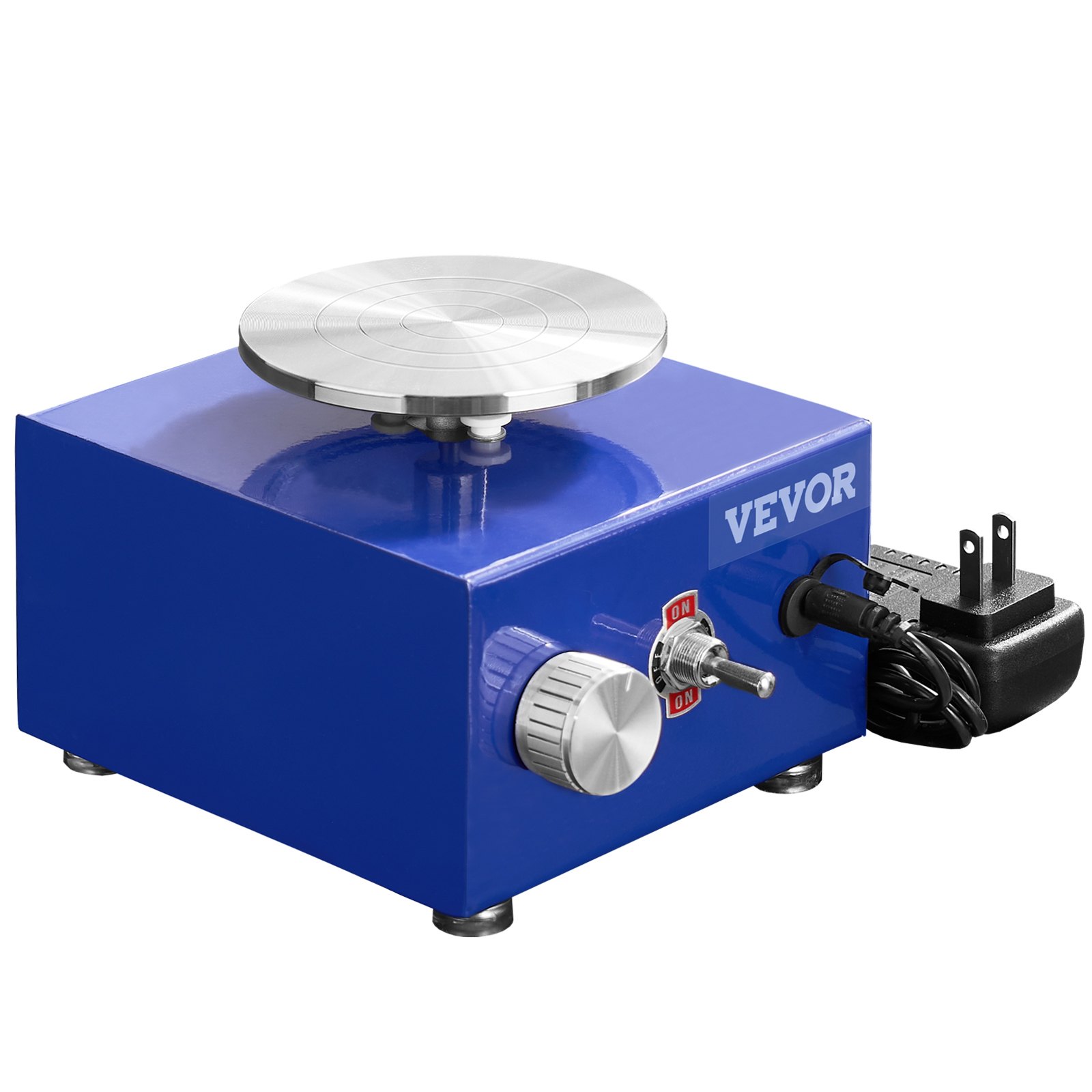 VEVOR Mini Pottery Wheel, For Kids Or Beginners, 2 Turntables 2.6in 3.9in Ceramic Wheel Machine… image 7