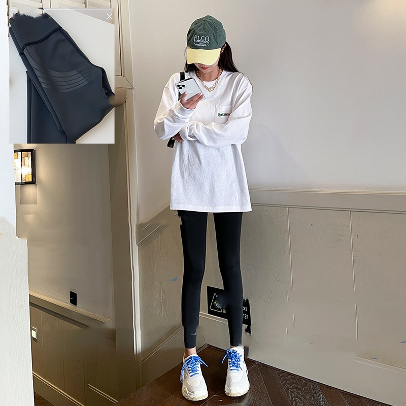 Thin Abdominal Buttock Lifting Pants Sports Tight Large Size Leggings