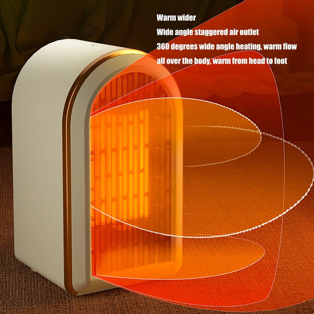Electric Portable Space Heater 1200W Small Ceramic Fan Low Energy UK Plug — image 9