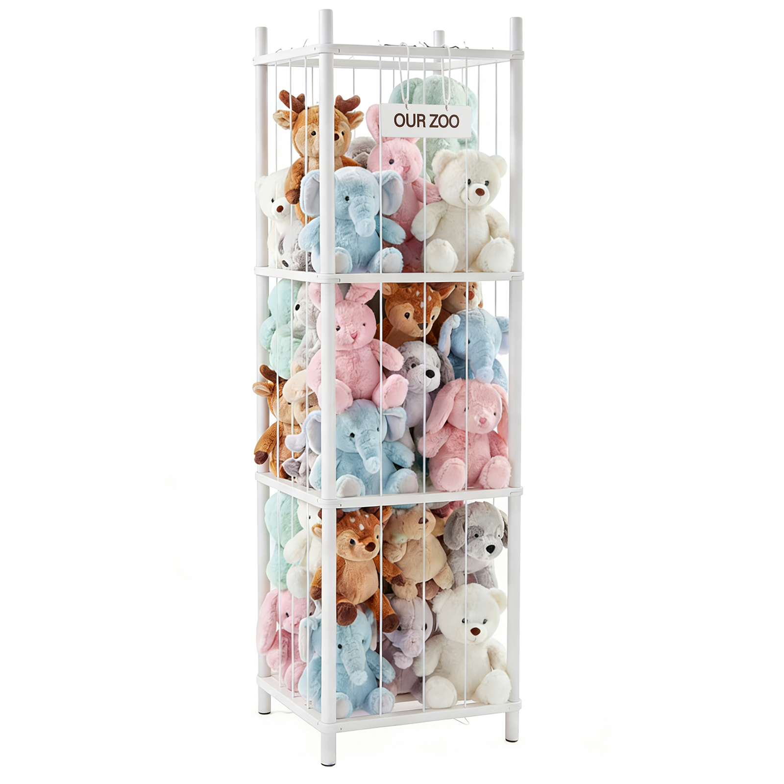 Wooden Toy Storage Rack, Suitable For Saving Space In Children's Rooms, Bedrooms, Baby Rooms And Children's Activity Rooms.