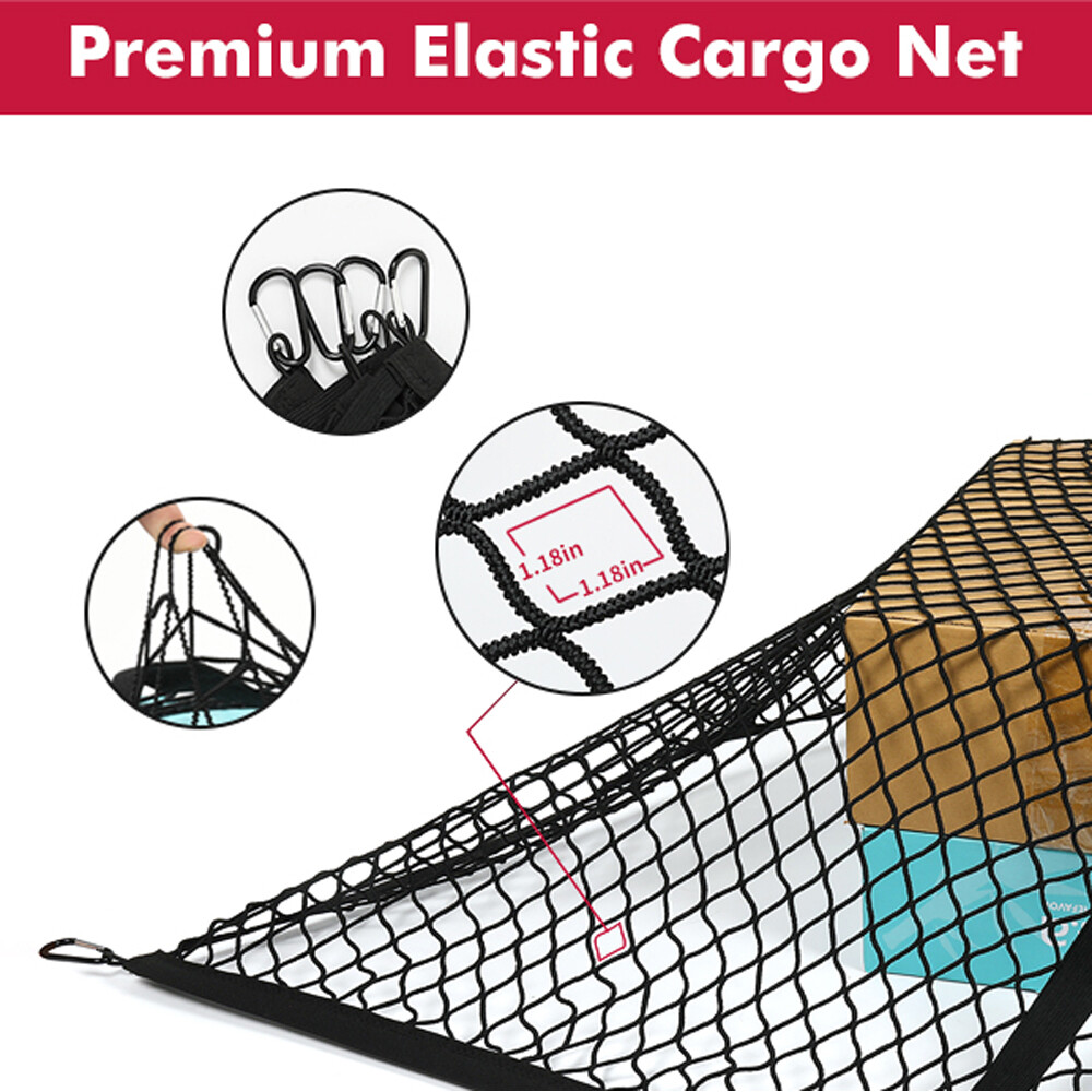 1 0 0x1 2 0cm Heavy Duty Cargo Net Pickup Truck Bed Strong Safety Trailer Mesh Nets