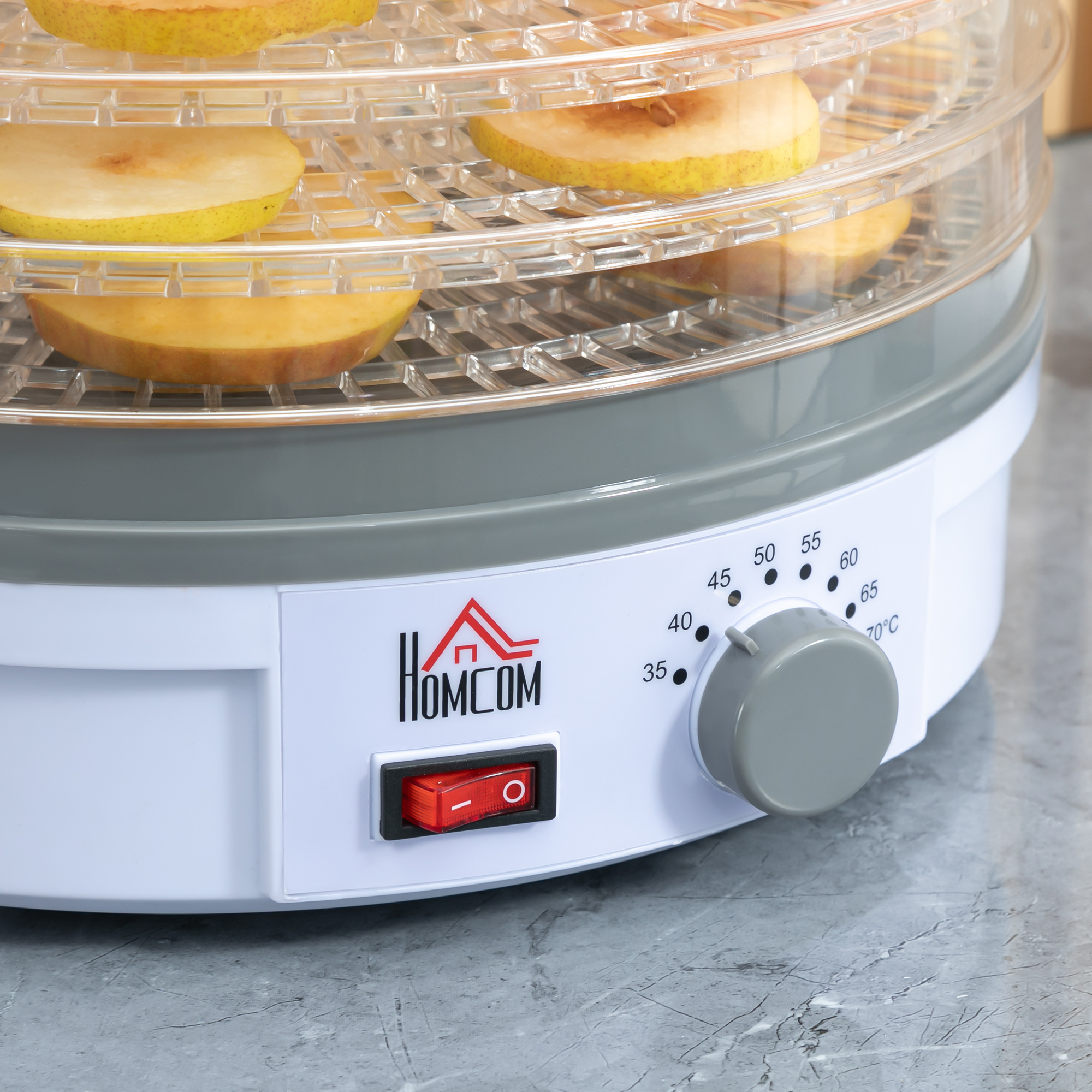 Five Layer Food Dehydrator, 245W Stainless Steel Dryer With Adjustable — image 3