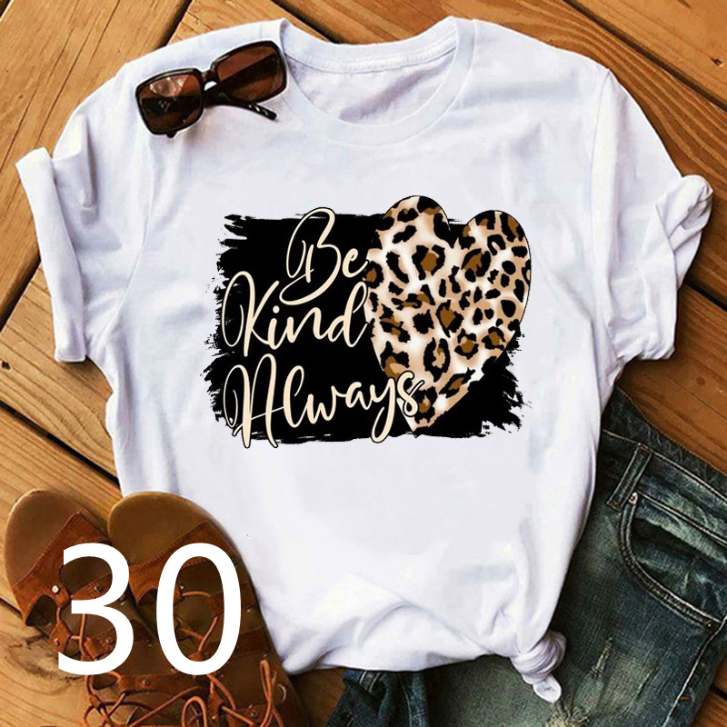 Women's Printed Loose Bottoming Shirt Top