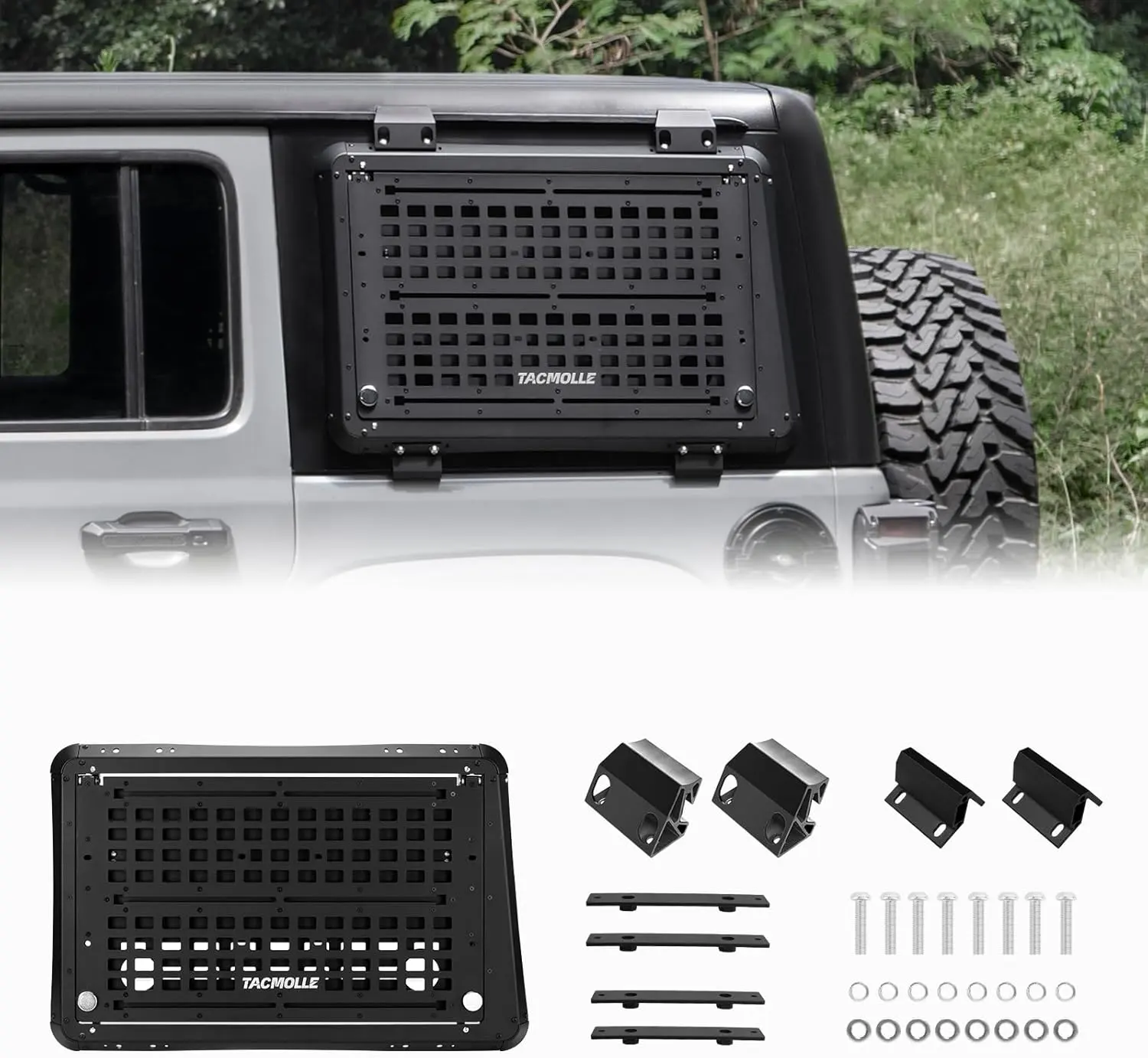 Side Window MOLLE Panel W Drop-down Workbench