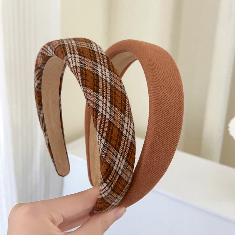 High Cranial Top Plush Head Hoop Advanced Sense Face Wash Headwear Annual Rings 2Pieces - Shop at LoveMi