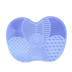 Professional Silicone Makeup Brush Cleaner Mat With Suction Cups - Portable Washing Pad For Deep Cleaning Cosmetic Brushes. Features Textured Surfa... - View 1