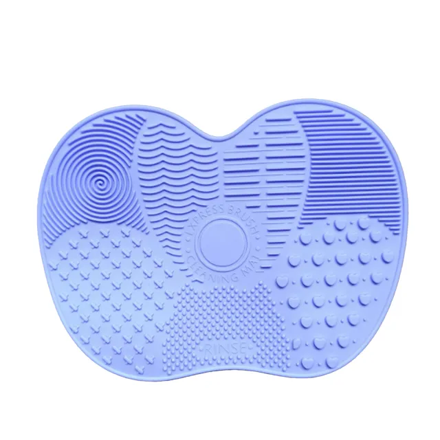 Professional Silicone Makeup Brush Cleaner Mat With Suction Cups Portable Washing Pad For Deep Cleaning Cosmetic Brushes. Features Textured Surfa... Blue - Shop at LoveMi