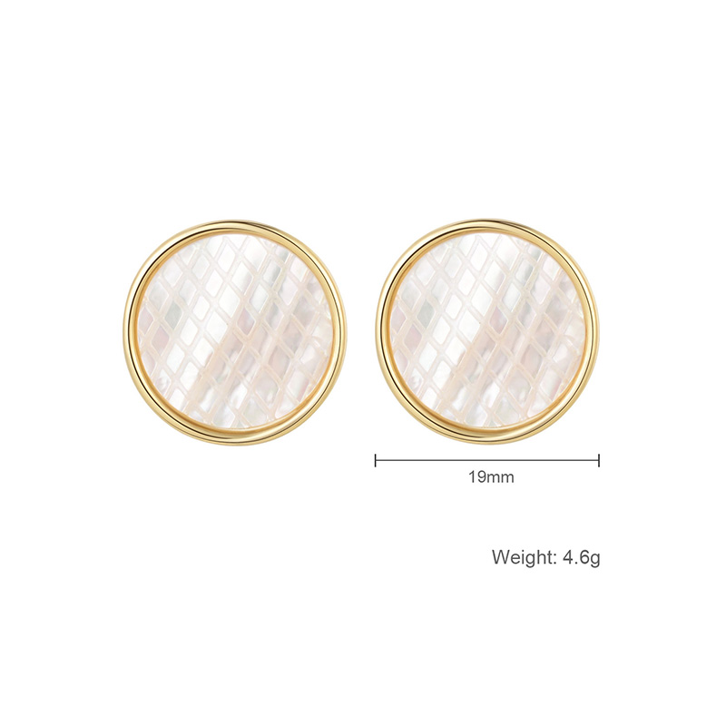 European And American Design Fashion Pearl Earrings Simple