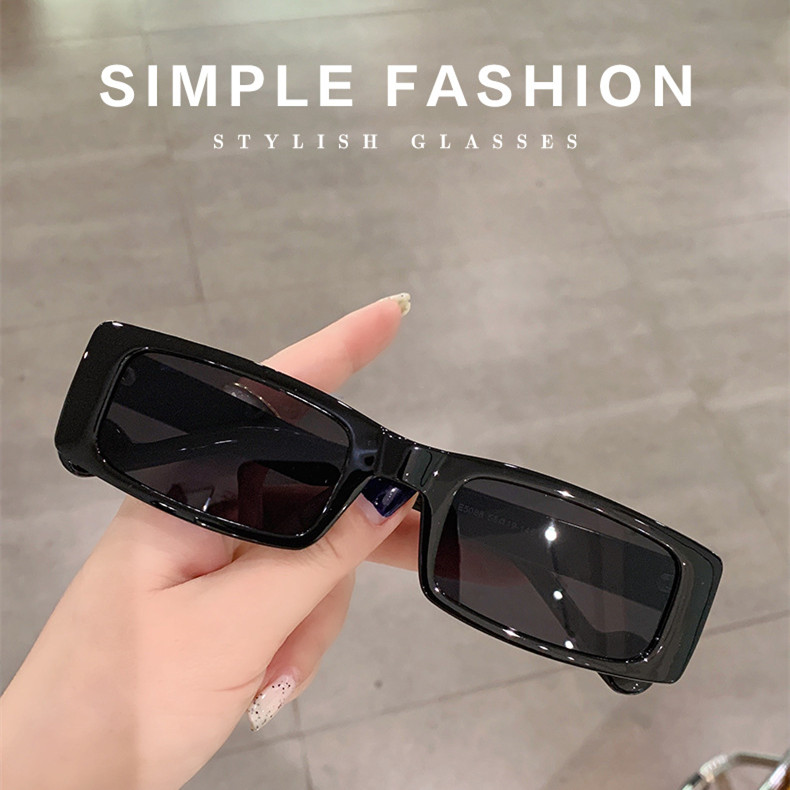 Trendy Ladies Small Frame Square Sunglasses - Image 7
