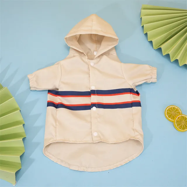 New Fashion Dog Clothes Coat Pet Carved Jacket Beige - Shop at LoveMi