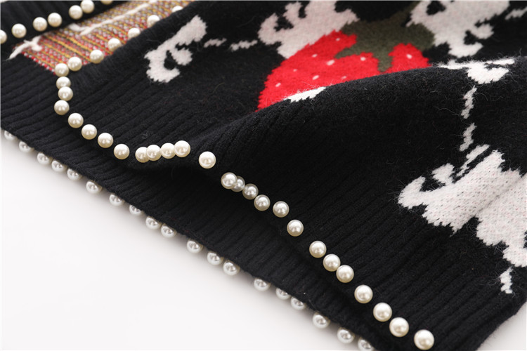 Women's Bear Sweater Knitted Cardigan Jacket