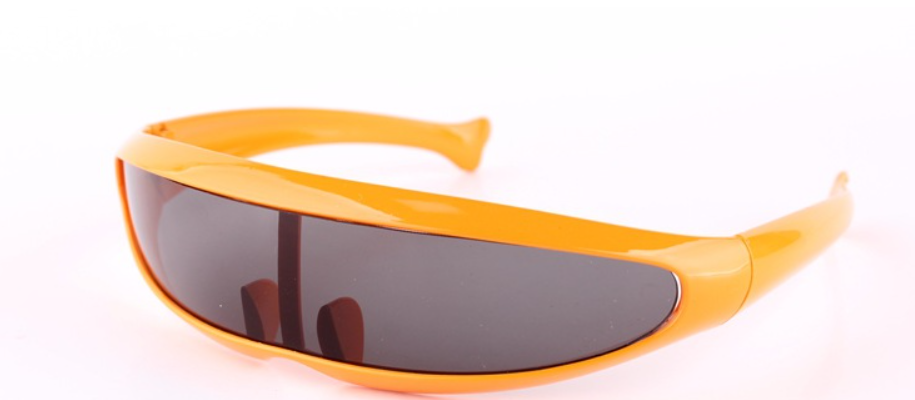 Title 20, X Men Fish Shaped Laser Glasses Mercury Lens