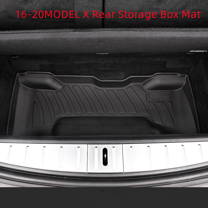 Rear storage box mat