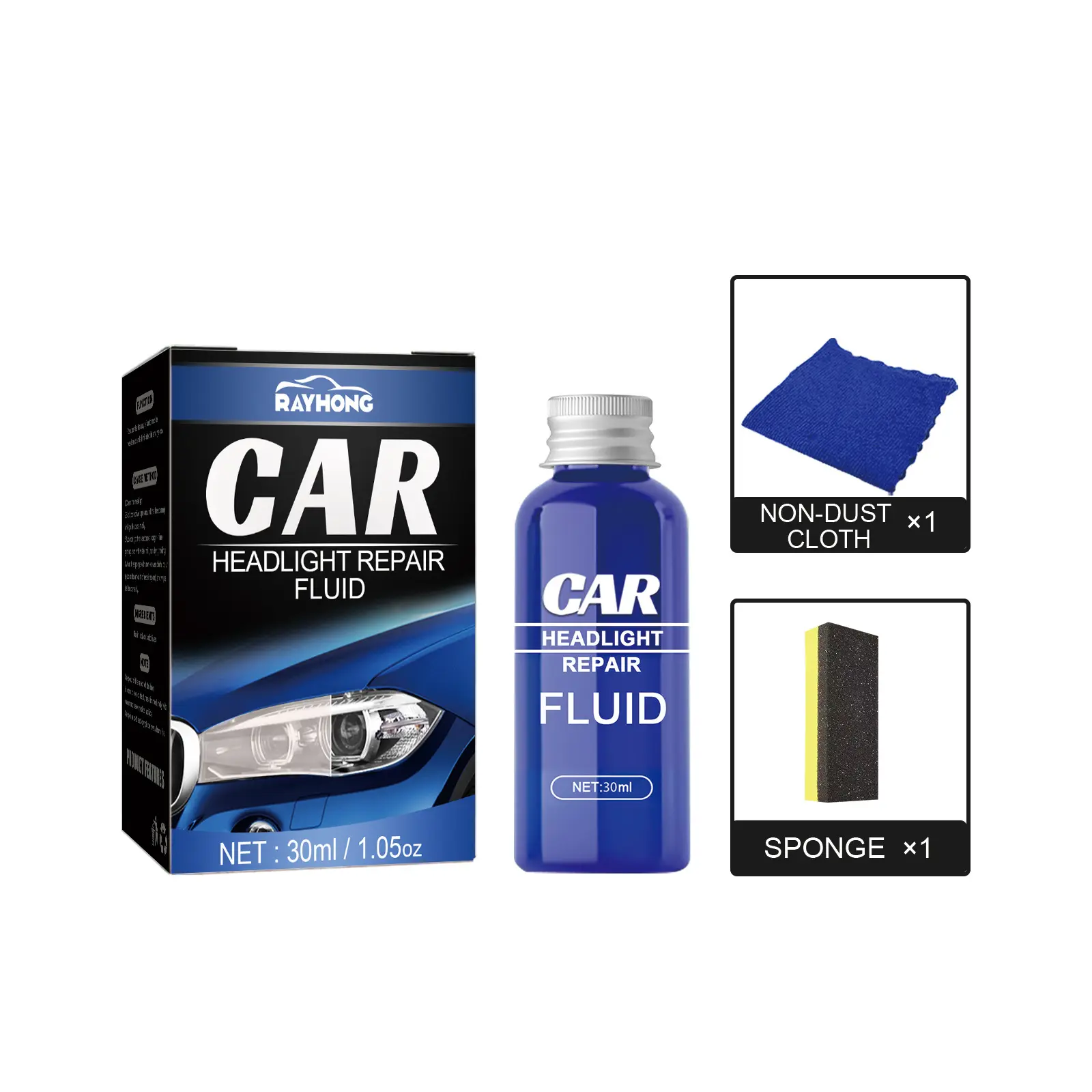Rayhong Car Light Refurbishing And Repair Kit
