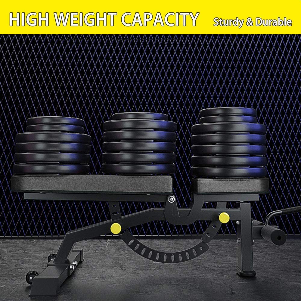 Adjustable Strength Training Bench Press Home Full Body Workout Foldable Weight Benches Gym Multi-functional Fitness Dumbbell Chair — foto 4