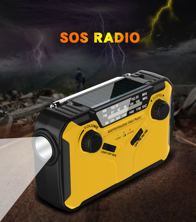 Title 1, Multifunction Radio Hand Crank Solar USB FM Or ...