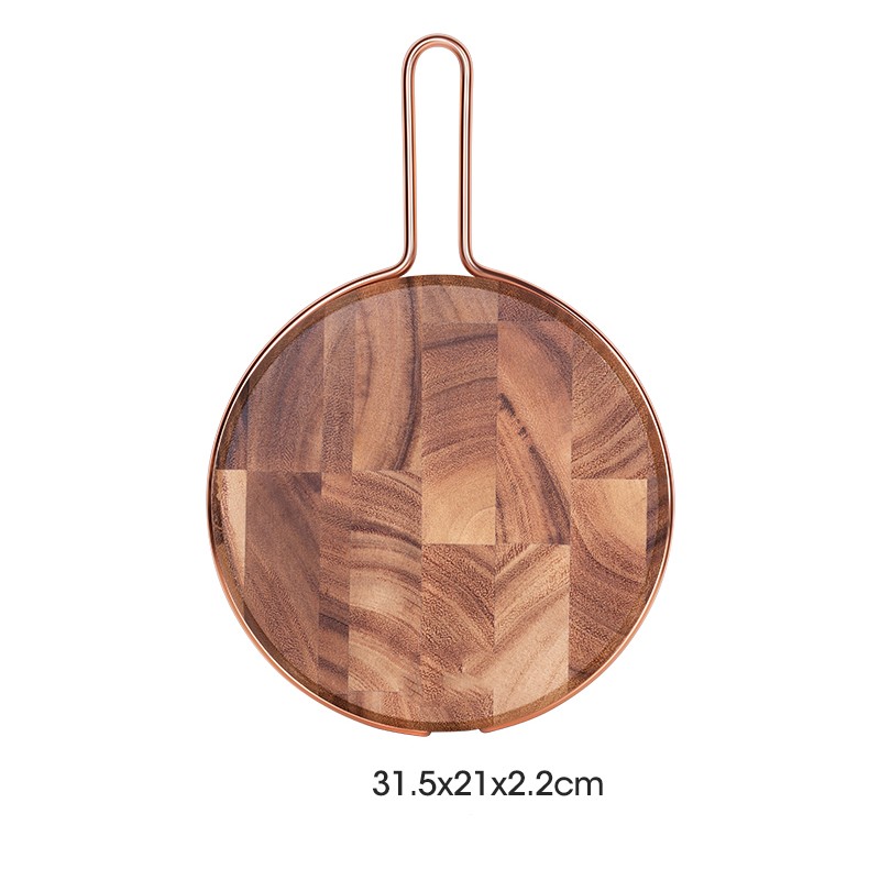 Title 7, Solid wood steak cutting fruit bread tray cutti...