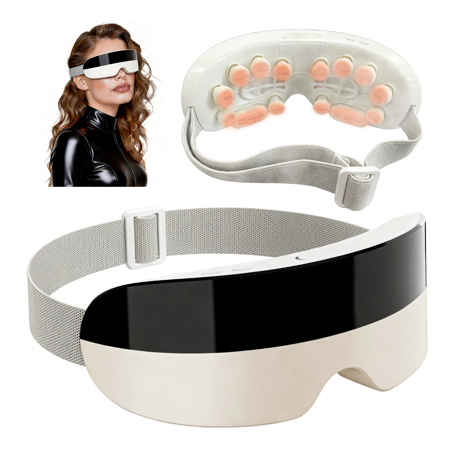 Eye Massager With Heat-Bluetooth Music Smart Eye Mask For Relax Eye Reduce Eye Strain Wedding-Birthday Gifts For Women&Men
