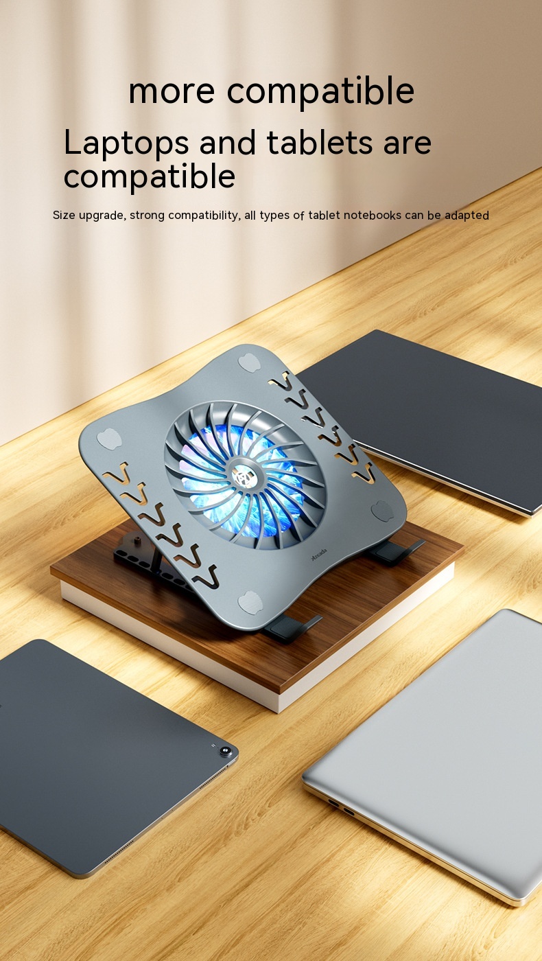 Portable Lifting Folding Base Notebook Radiator - Image 2