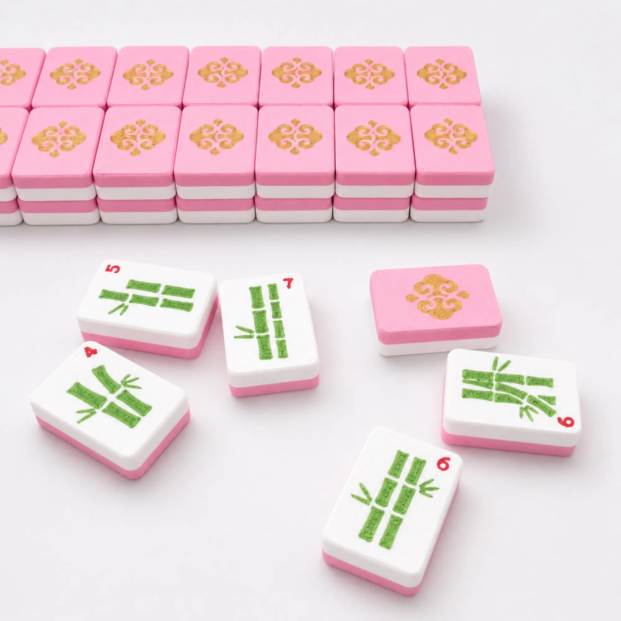 Floating Mahjong Tile Set Classic Style