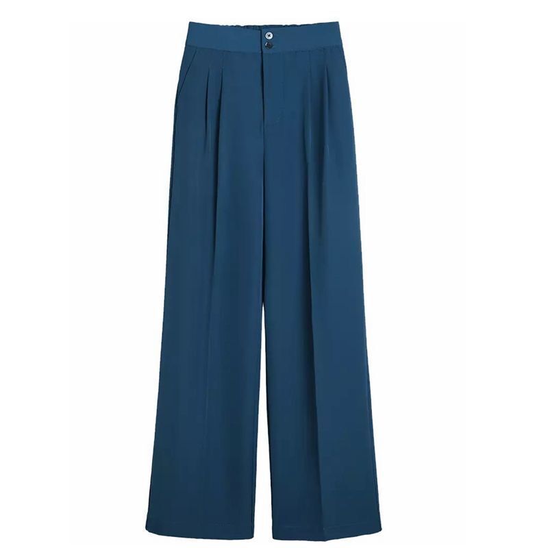 Title 3, Losse en slanke rechte casual chiffon broek met...