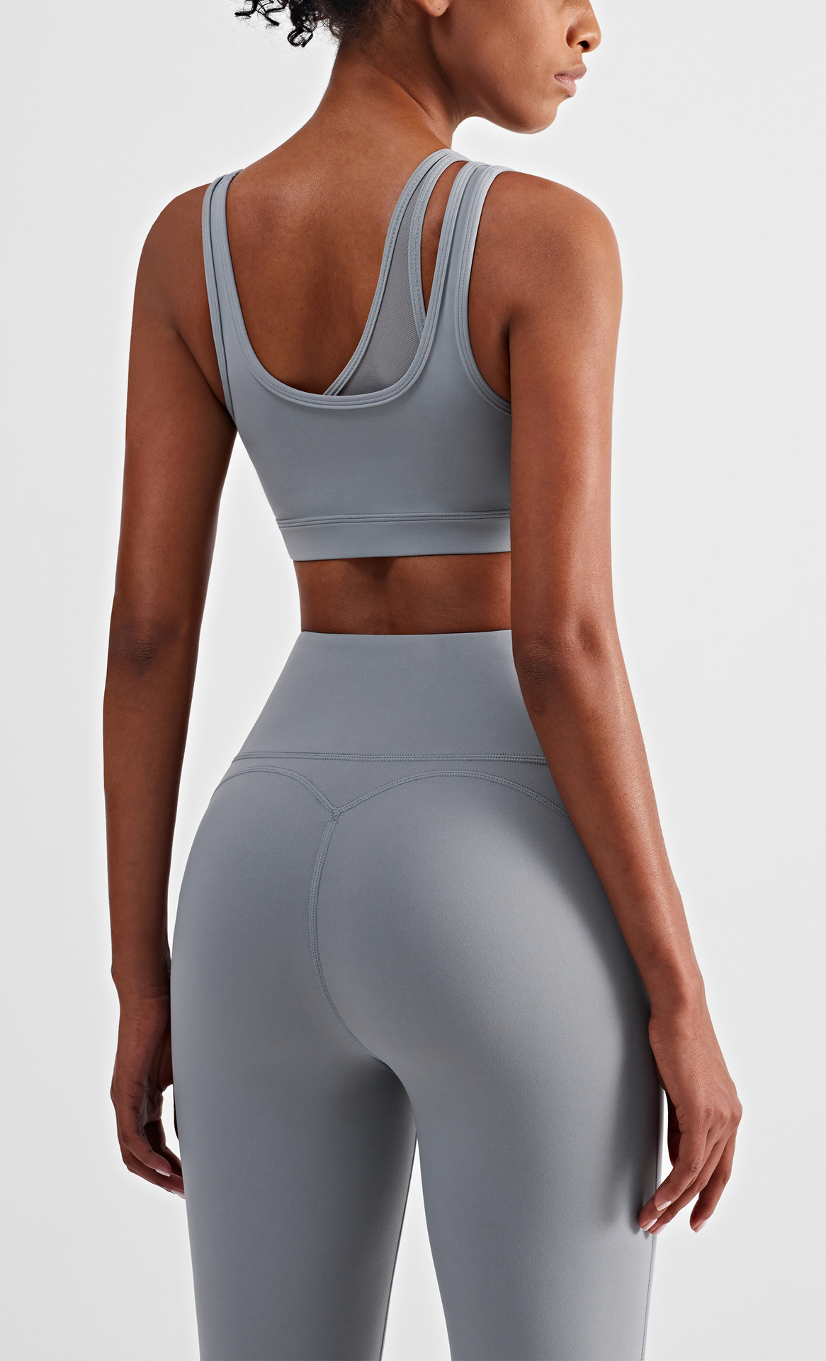 Title 9, Fake Two-piece Mesh Sports Bra