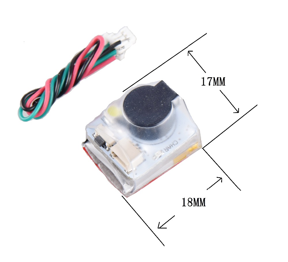 NEW Mini JHE42B-s Finder 5V Super Loud Buzzer Tracker 100dB With LED - Image 2