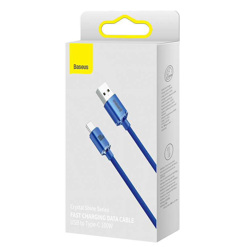 Crystal Shine Series Fast Charging USB to Type-C Data Cable Durable Charger - 第 10/11 張圖片