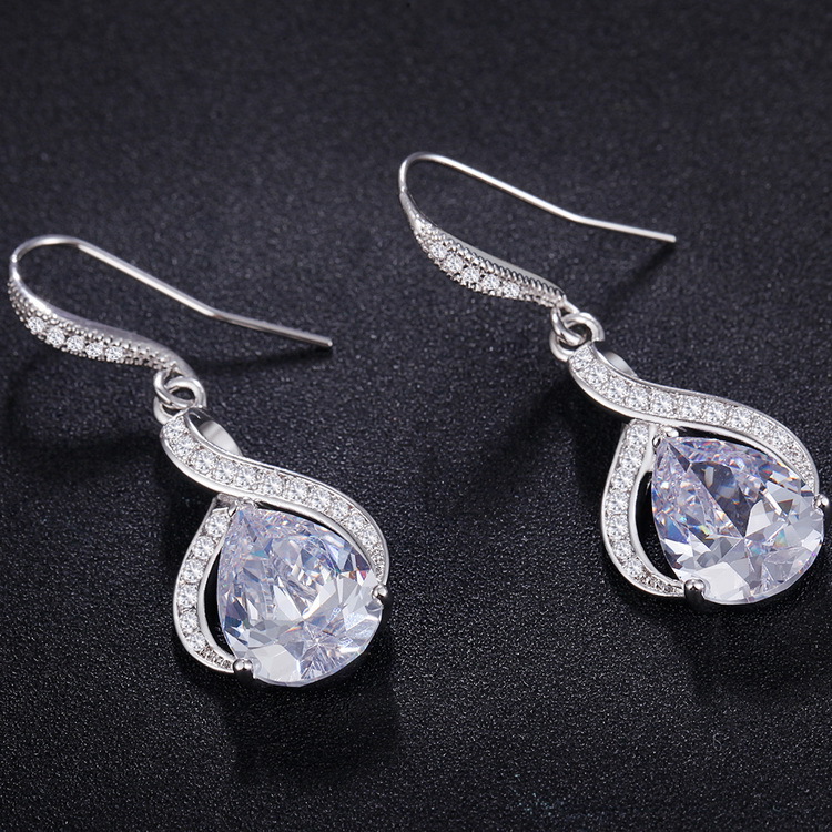 Zircon Bridal Women's Fashion Earrings