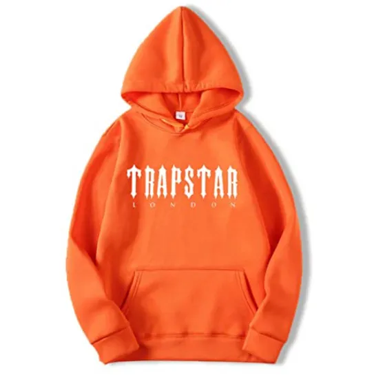 Fashionable And Personalized Solid Color Men's Sweater Orange - Shop at LoveMi