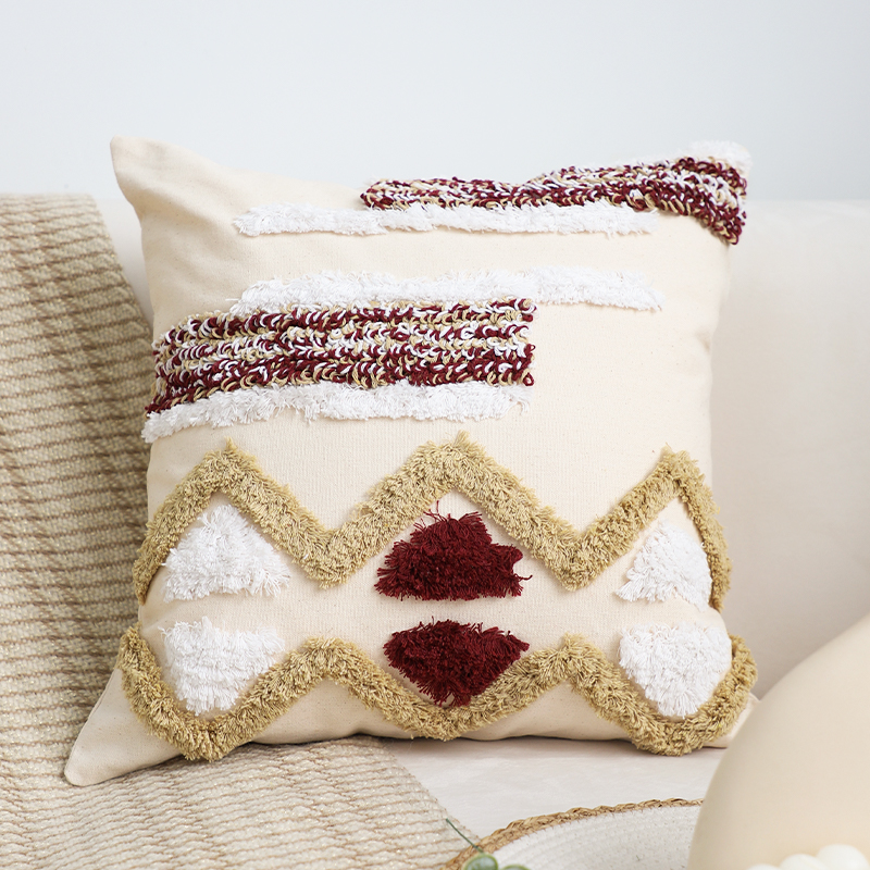 Double string square pillow