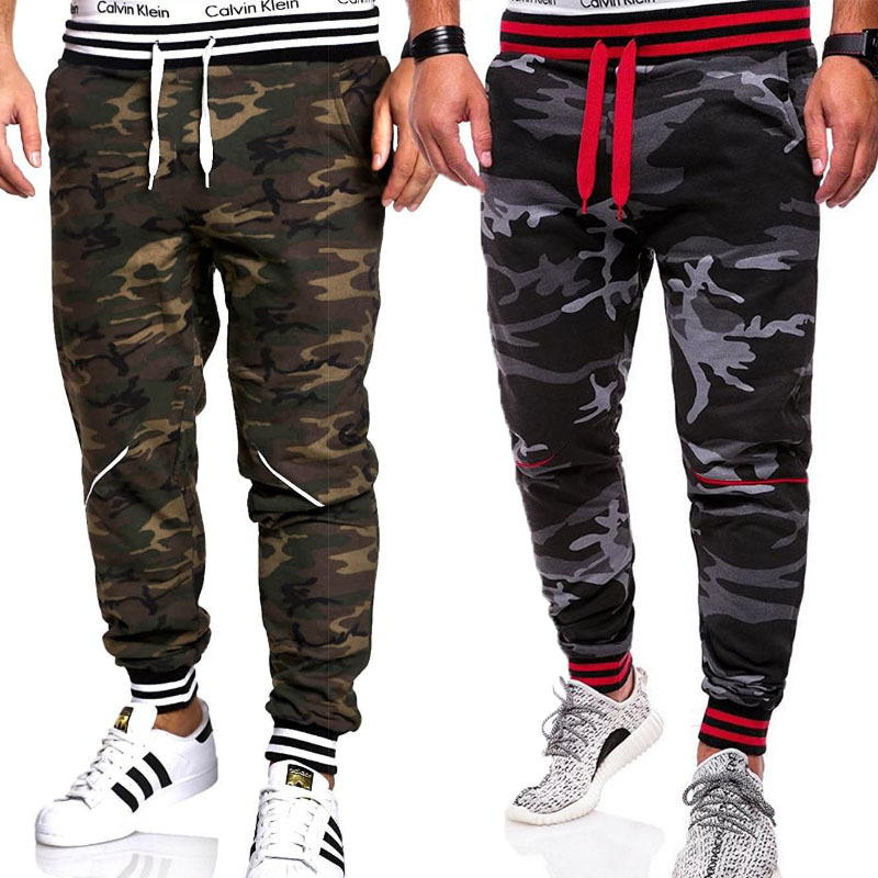 Title 4, Grote casual camouflage joggingbroek in Europes...