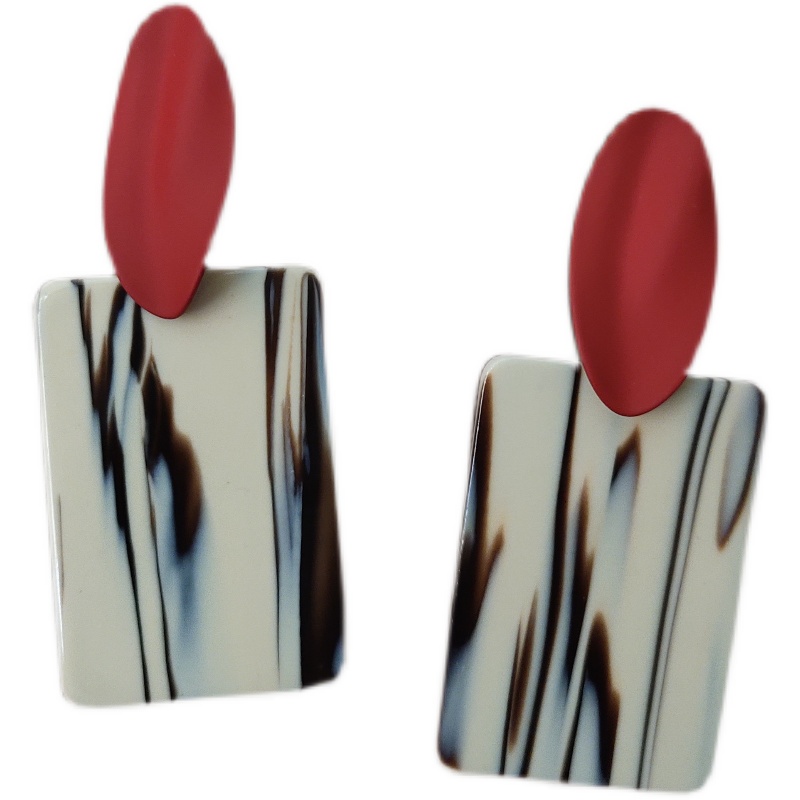Women's Exaggerated Personality Pattern Water Earrings