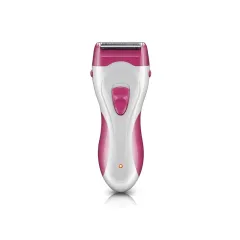 Epilator Electric Female Underar Armpit Hair Leg Hair Lady Shaver - White Pink - View 1