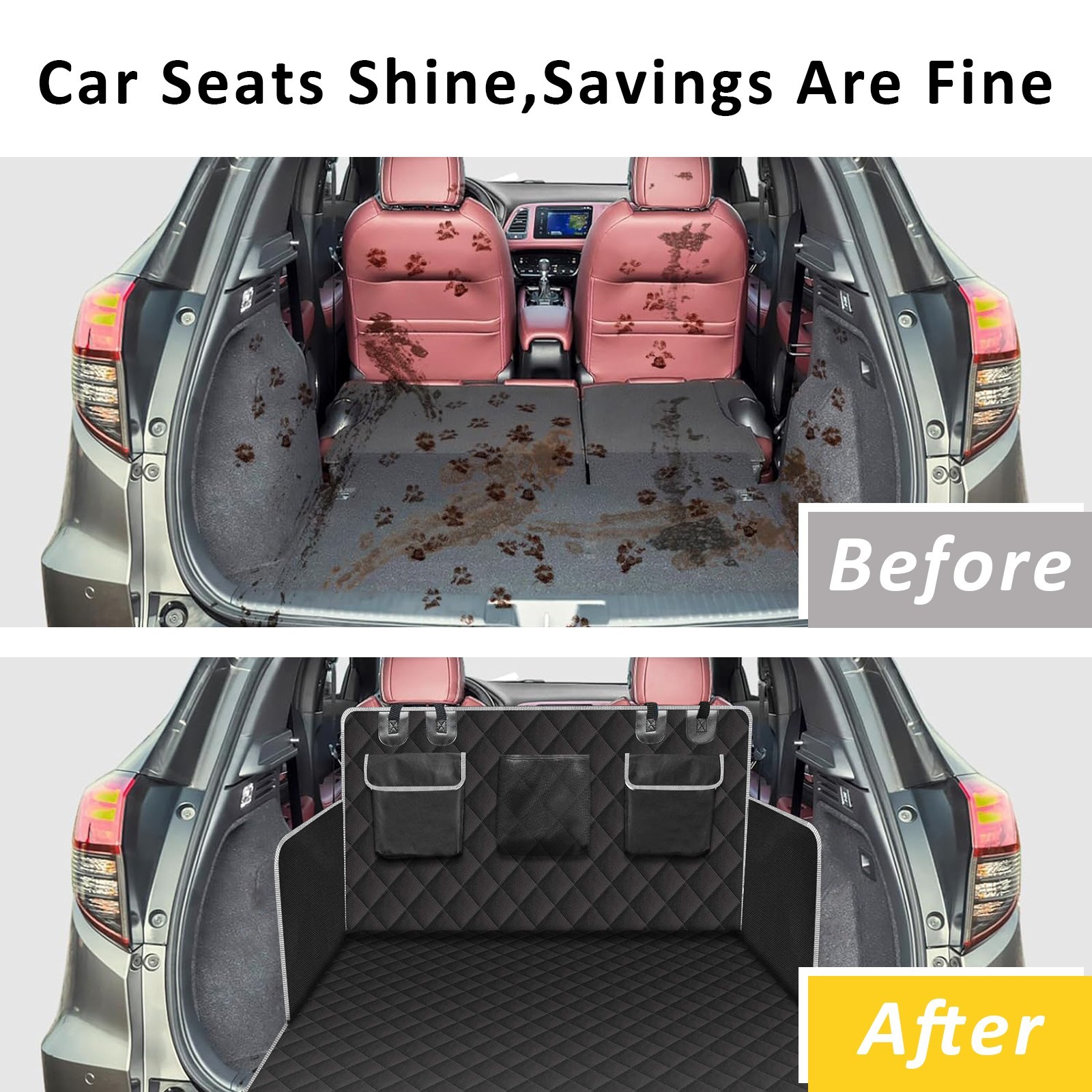 Heavy Duty Non-Slip Dog Car Boot Cover Stain Resistant Scratchproof Protector — image 4