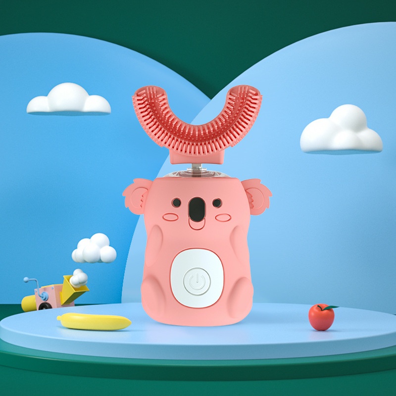 Intelligent Toothbrush Music Voice Guide Children Brushing Teeth Pink - Shop at LoveMi