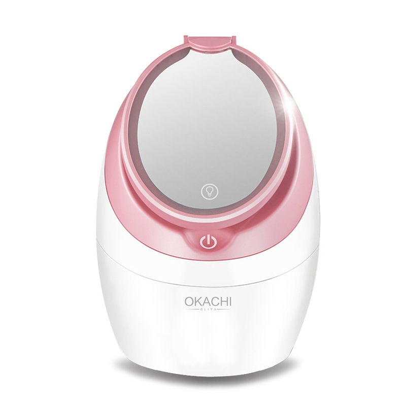 LED Light Makeup Mirror Facial Moisturizing Cleansing Instrument