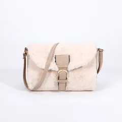 European And American Shoulder Bag Girls In Autumn And Winter - Beige - View 1