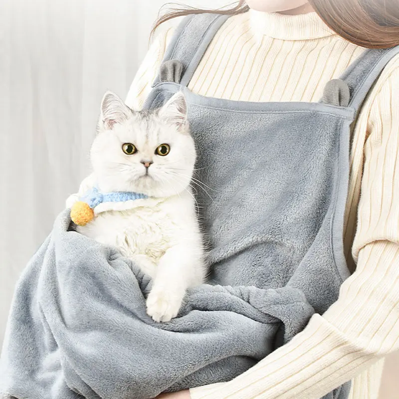 Touch the Cat Clothes Pets Apron Non-stick Anti-grab Soft