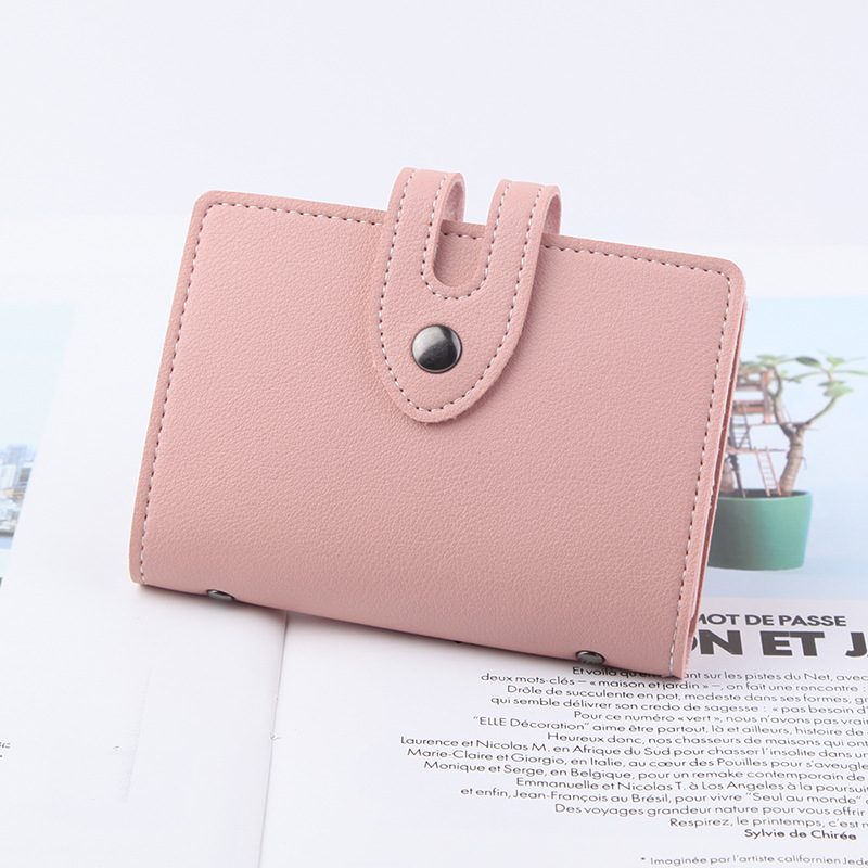 Title 1, Lady Simple Cute Mini Card Holder, Compact and ...