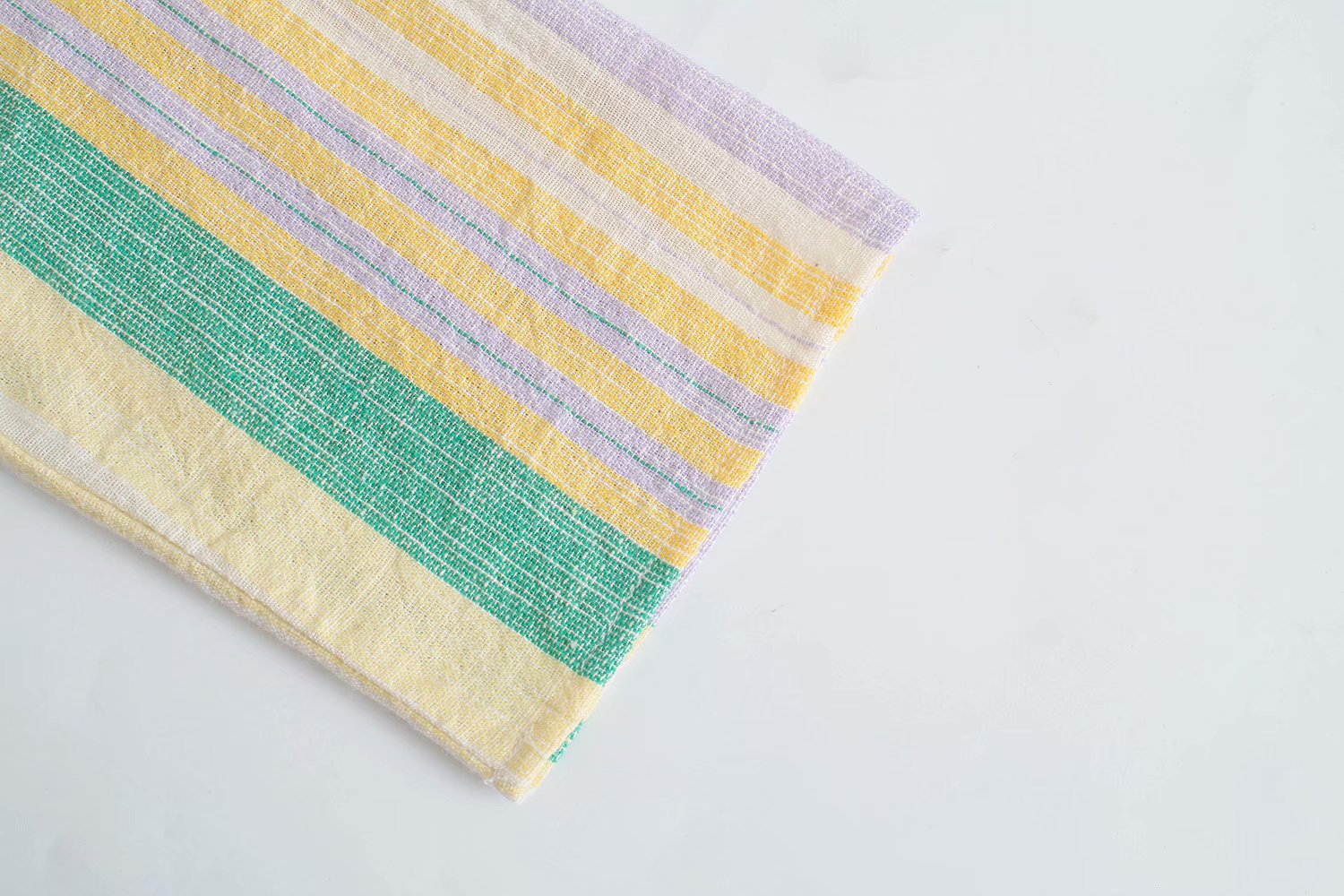 New Women's European Style Lapel Long-sleeved Striped Color-blocking Elastic Hip Dress