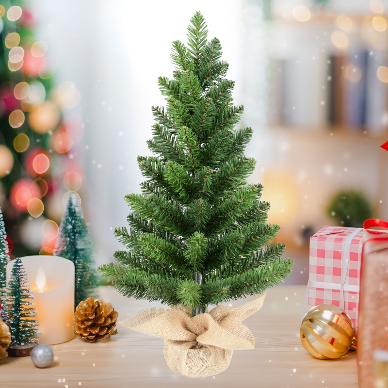 2ft PVC Desktop Tree -Set Of 2_voghion.com