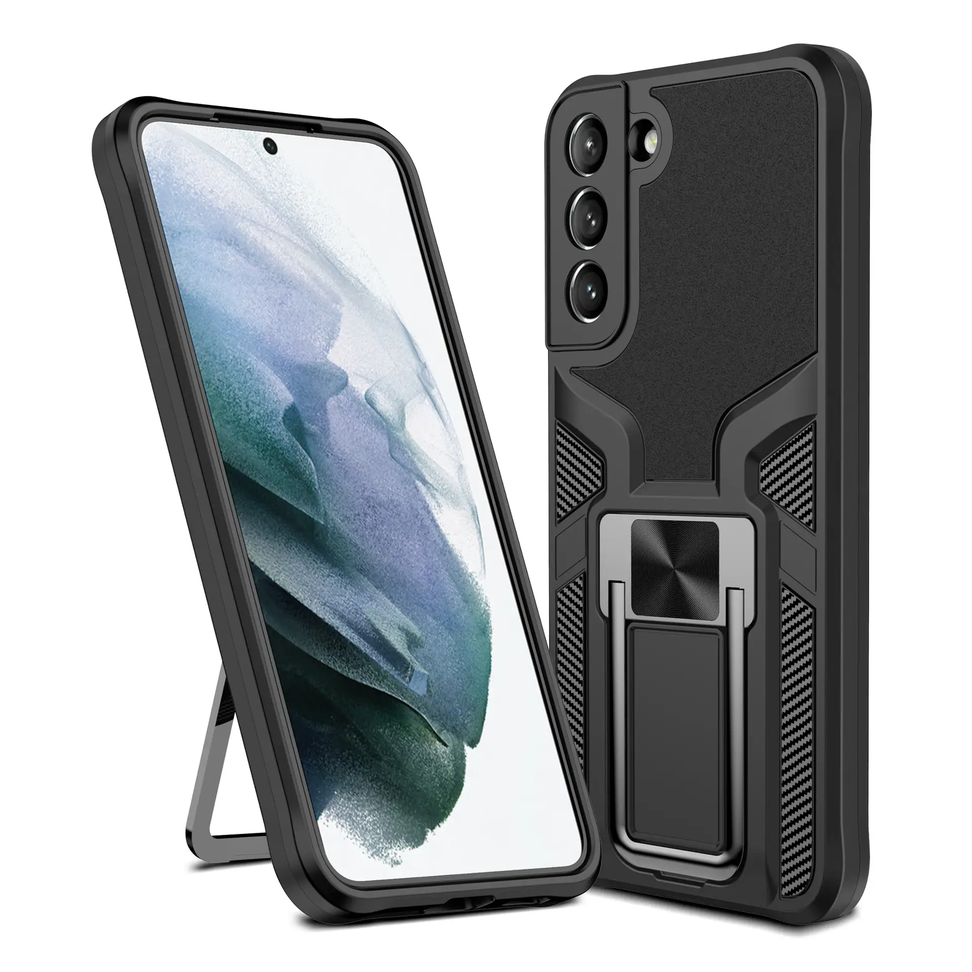 Mobile Phone Case Army General Metal Magnetic Attraction